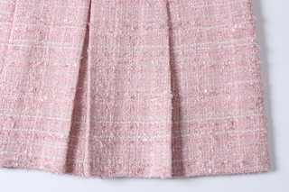 Rose Bijou Tweed Skirt