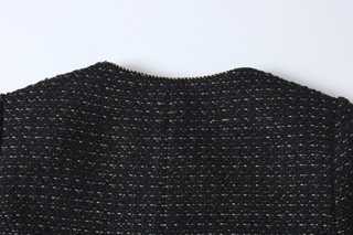 Minuit Chain-Belt Tweed Dress