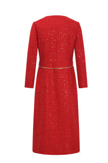 Rouge Bijou Tweed Dress