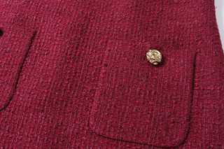 Bordeaux Bijou Pocket Dress