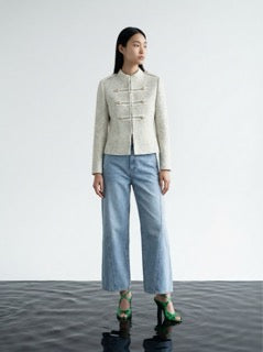 Bleu Ciel Wide-Leg Denim