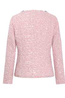 Fleur-Embellished Tweed Jacket