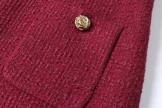 Bordeaux Bijou Pocket Dress