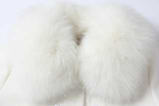 Éclat de Neige Fur Collar Coat