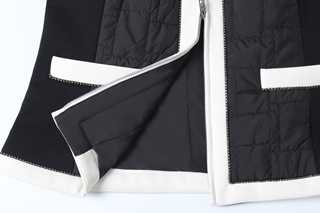 Obsidienne Matelassé Contrast Vest