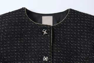 Minuit Chain-Belt Tweed Dress