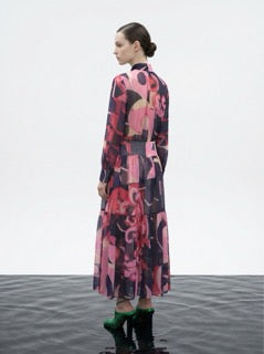 Aurora Flow Midi Dress
