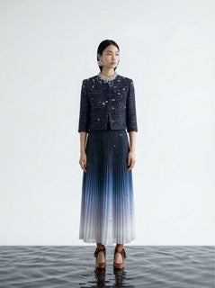 Snowdrop Cropped Tweed Jacket