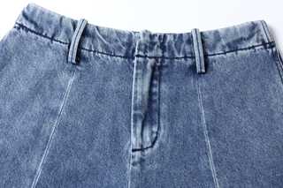Indigo Seam Denim Trousers