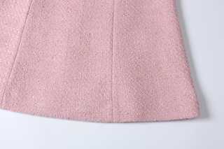Rose Frange Tweed Dress