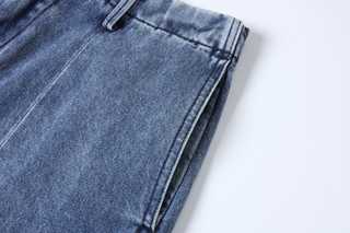 Indigo Seam Denim Trousers