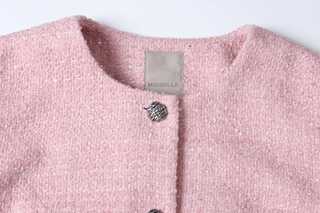 Éclat Bijou Belted Tweed Dress