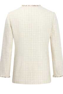 Créme Frange Tweed Jacket