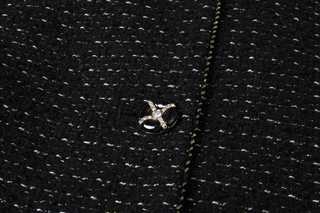 Minuit Chain-Belt Tweed Dress