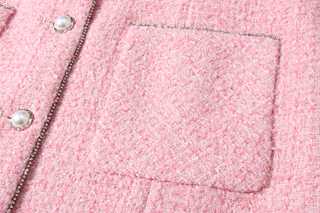 Rose Chaine Tweed Robe