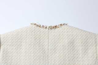 Créme Frange Tweed Jacket