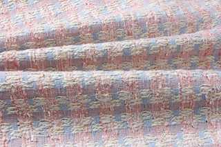 Éclat Pastel Tweed Zip Dress