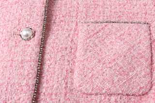 Rose Chaine Tweed Robe