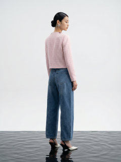 Rose Bijou Cropped Jacket