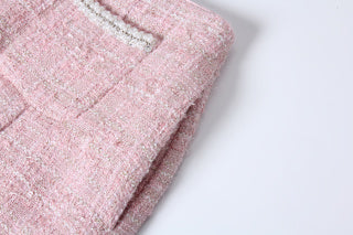 Rose Bijou Tweed Skirt