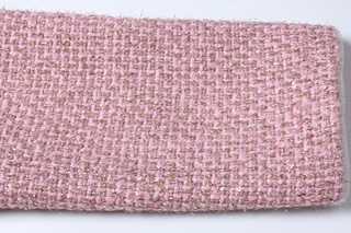 Pink Tweed Dress with Fringe Trim