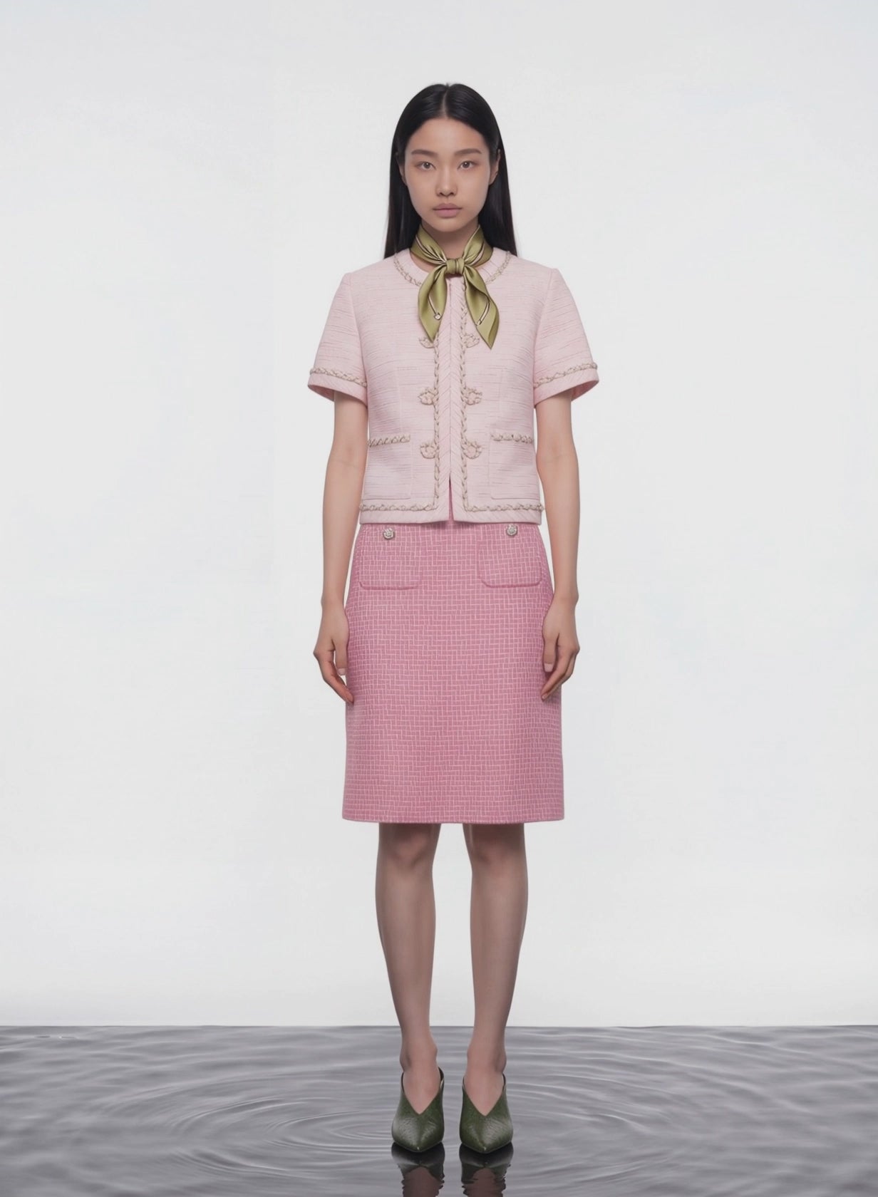 Rose Parisian Tweed Jacket