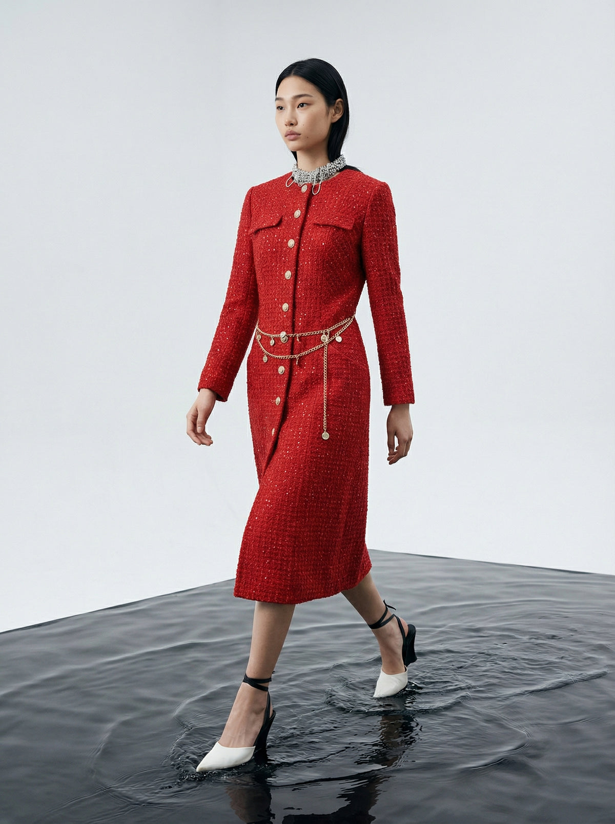 Rouge Bijou Tweed Dress