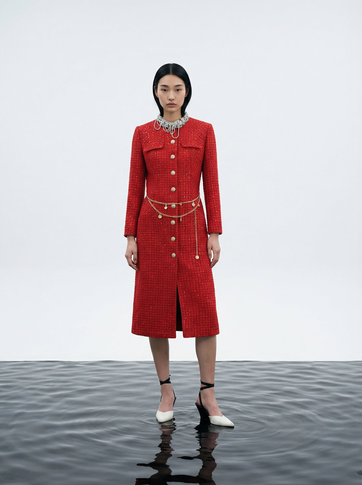 Rouge Bijou Tweed Dress