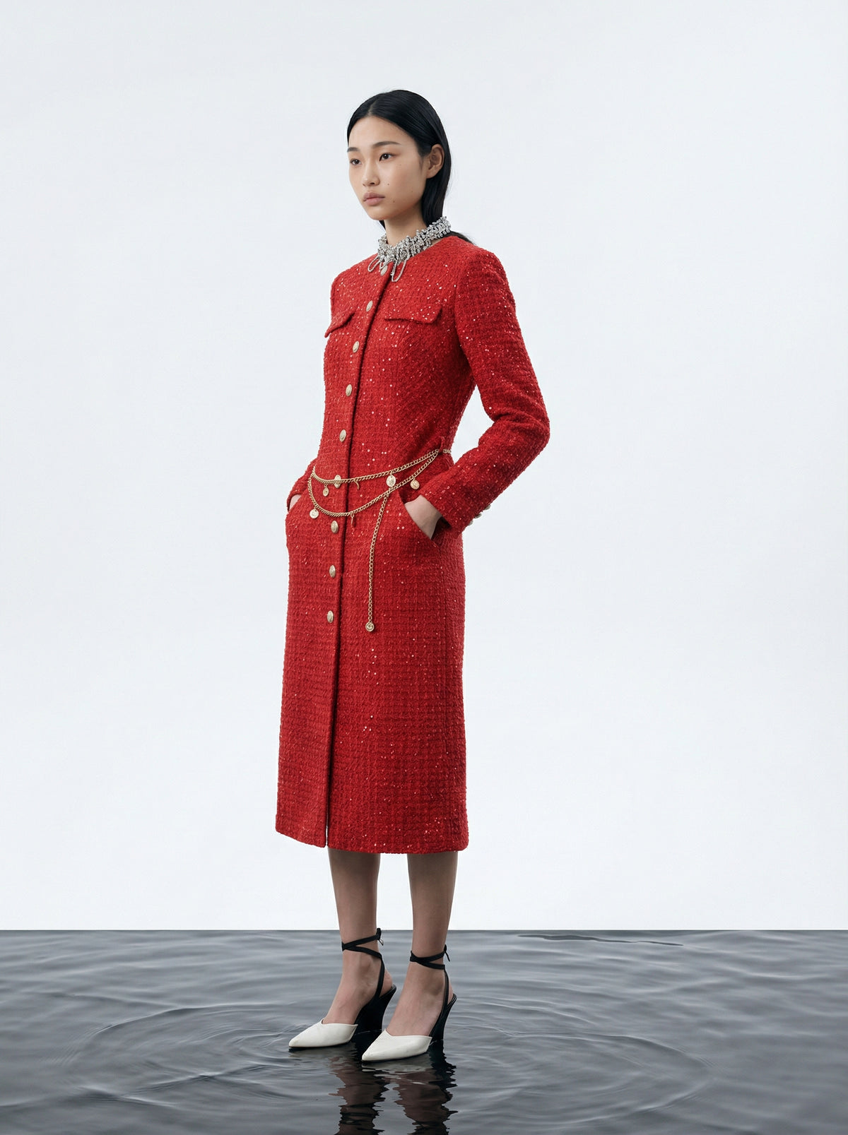 Rouge Bijou Tweed Dress