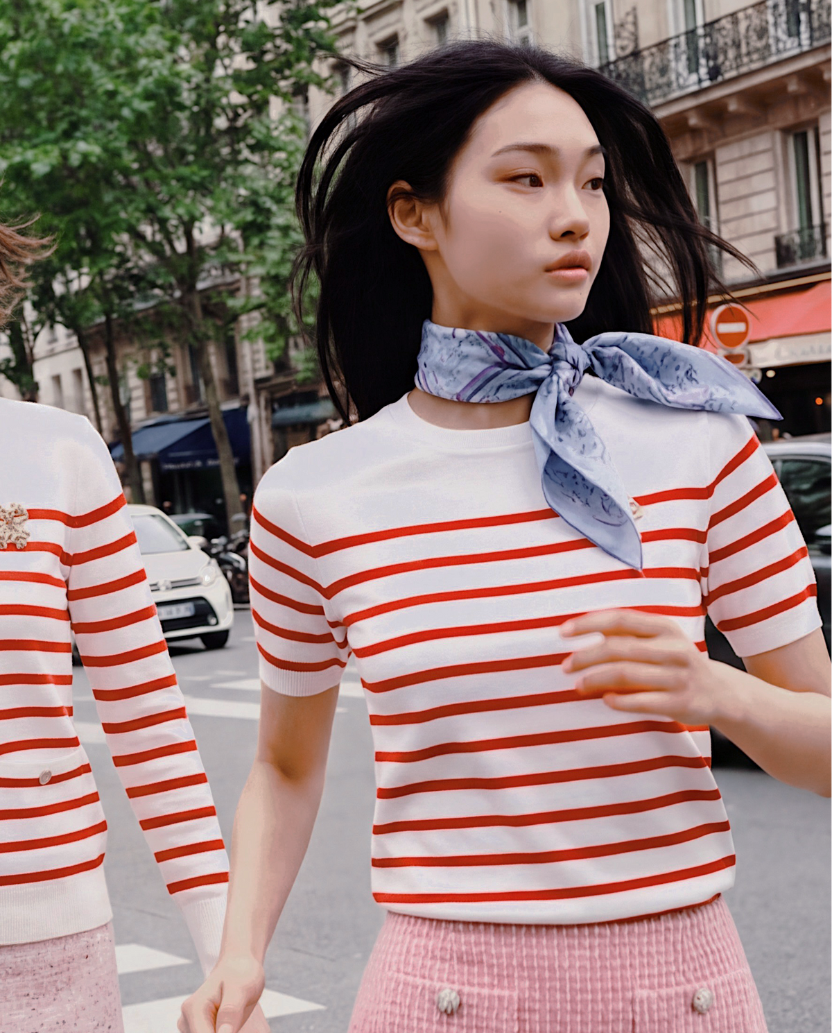 Nautical Striped Knit Top