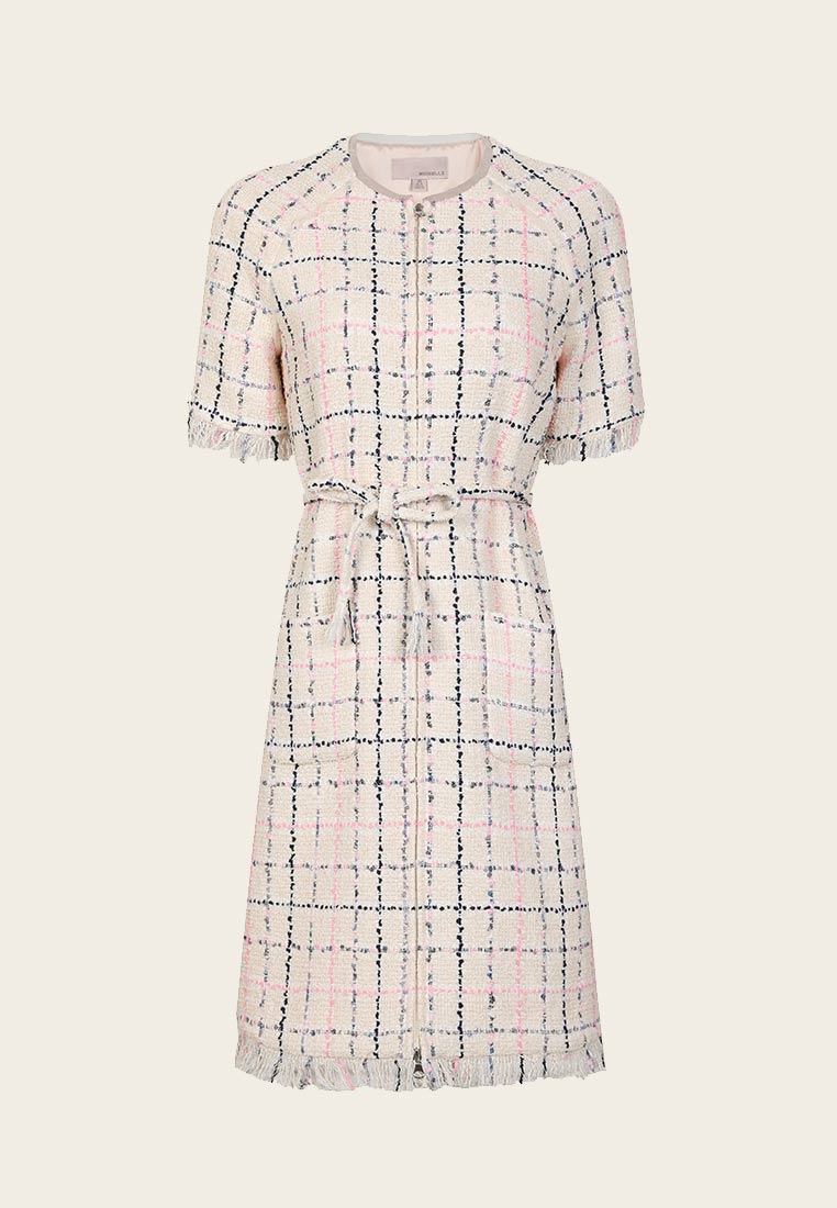 Marion Stylish Tweed Dress - MOISELLE