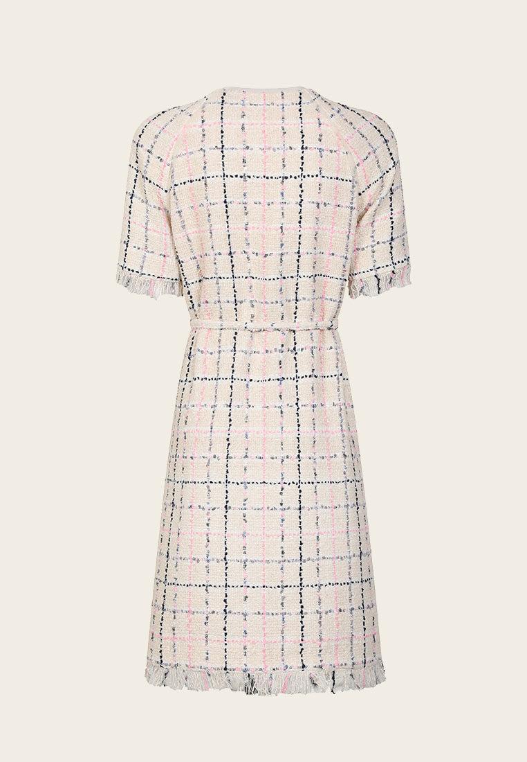 Marion Stylish Tweed Dress - MOISELLE