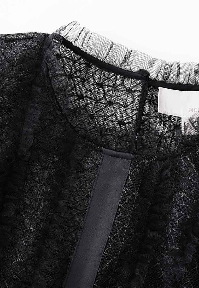 Black Lace Two-piece Cocktail Dress - MOISELLE