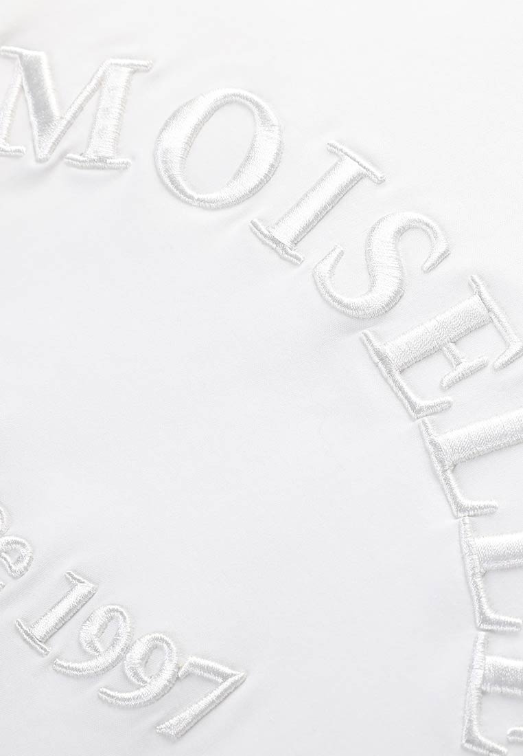 MOISELLE Embroidered White T-Shirt - MOISELLE