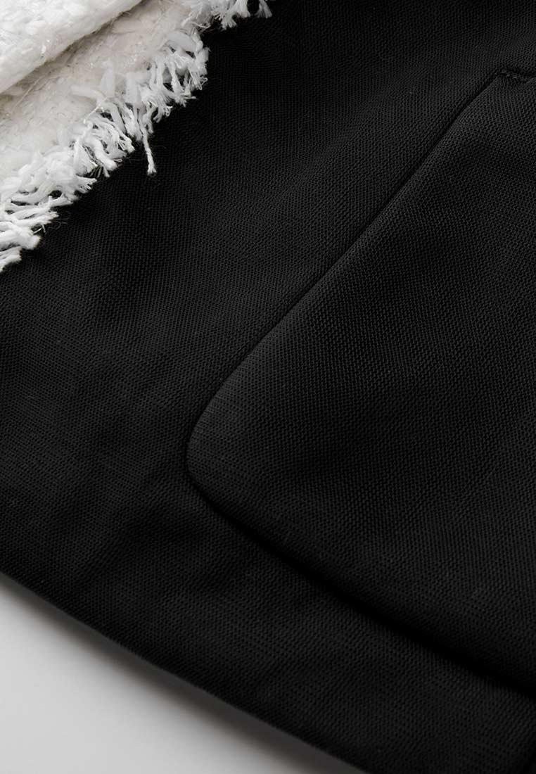 Tweed Detailing Mesh Jacket - MOISELLE