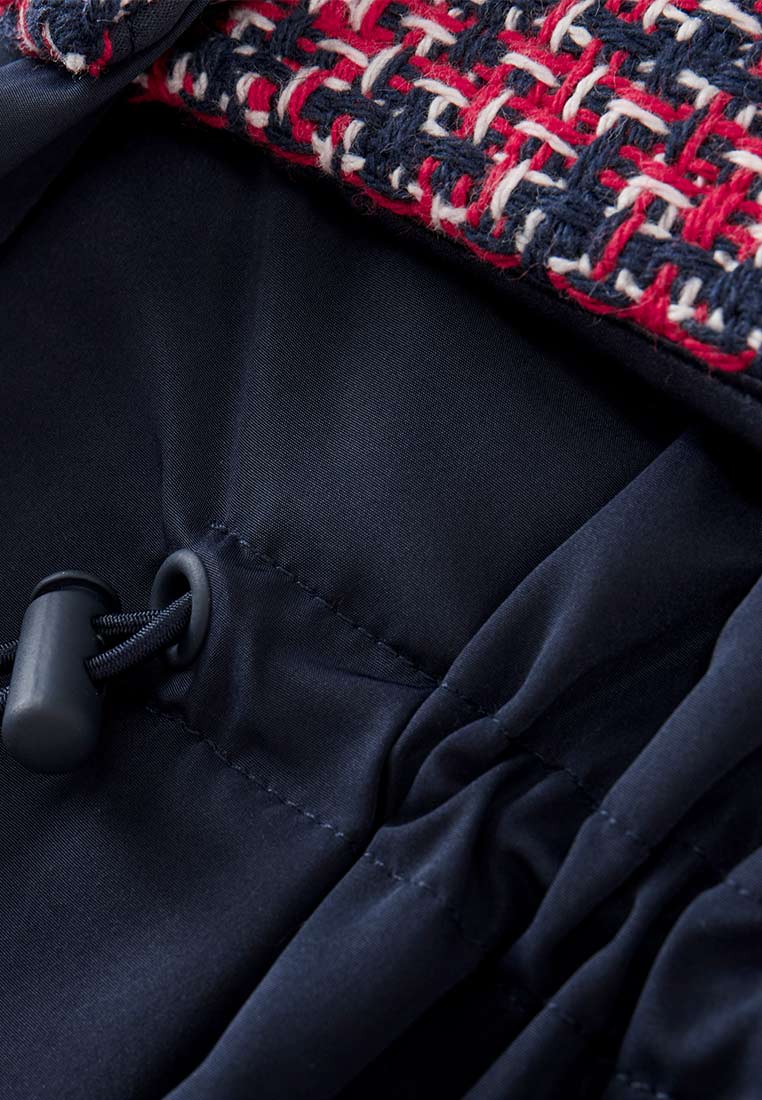 Tweed Nylon Cropped Patchwork Jacket - MOISELLE